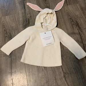 Oeuf NWOT Bunny Hoodie 18M